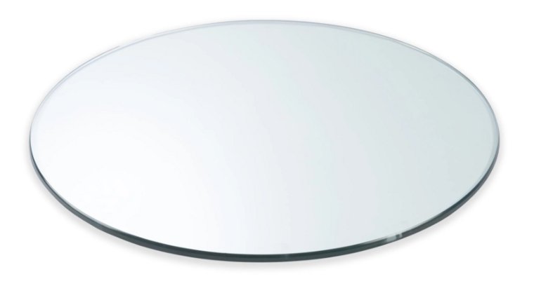 Table Topper- Round Glass Top Accessories rental for events in Atlanta