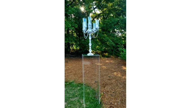 Clear Column 12X12X24 Architecture &amp; Structures rental for events in Atlanta
