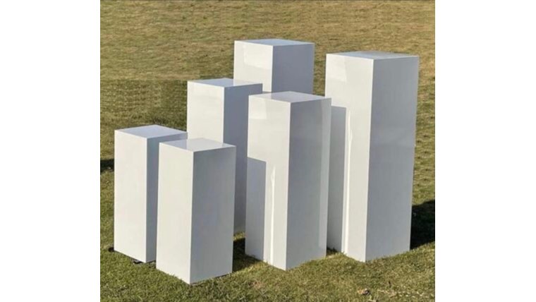 White Column 12X12X36 Architecture &amp; Structures rental for events in Atlanta