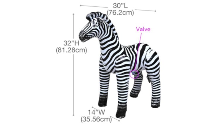 Decor- Blow Up Zebra Art rental for events in Atlanta