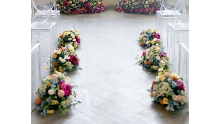 Florals- Artificial Floral Topper Aisle Decor 1 PC Artificial Flowers rental for events in Atlanta