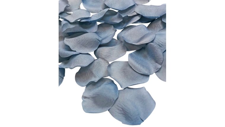 Petals (Dusty/Stormy Blue) Artificial Flowers rental for events in Atlanta
