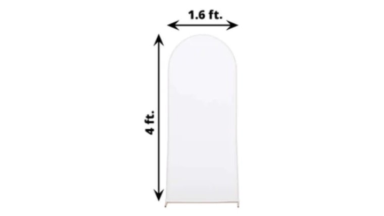 Backdrop- 4FT Arch White Backdrops rental for events in Atlanta