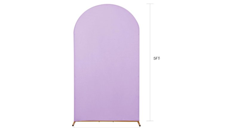Backdrop- 5FT Arch Lavender Backdrops rental for events in Atlanta