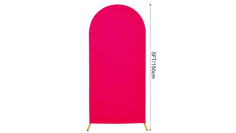 Backdrop- 5FT Arch Pink Backdrops rental for events in Atlanta