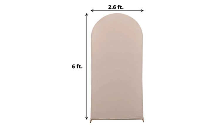 Backdrop- 6FT Arch Nude Backdrops rental for events in Atlanta