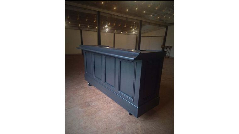 Bar- Black Modern Bars &amp; Buffets rental for events in Atlanta