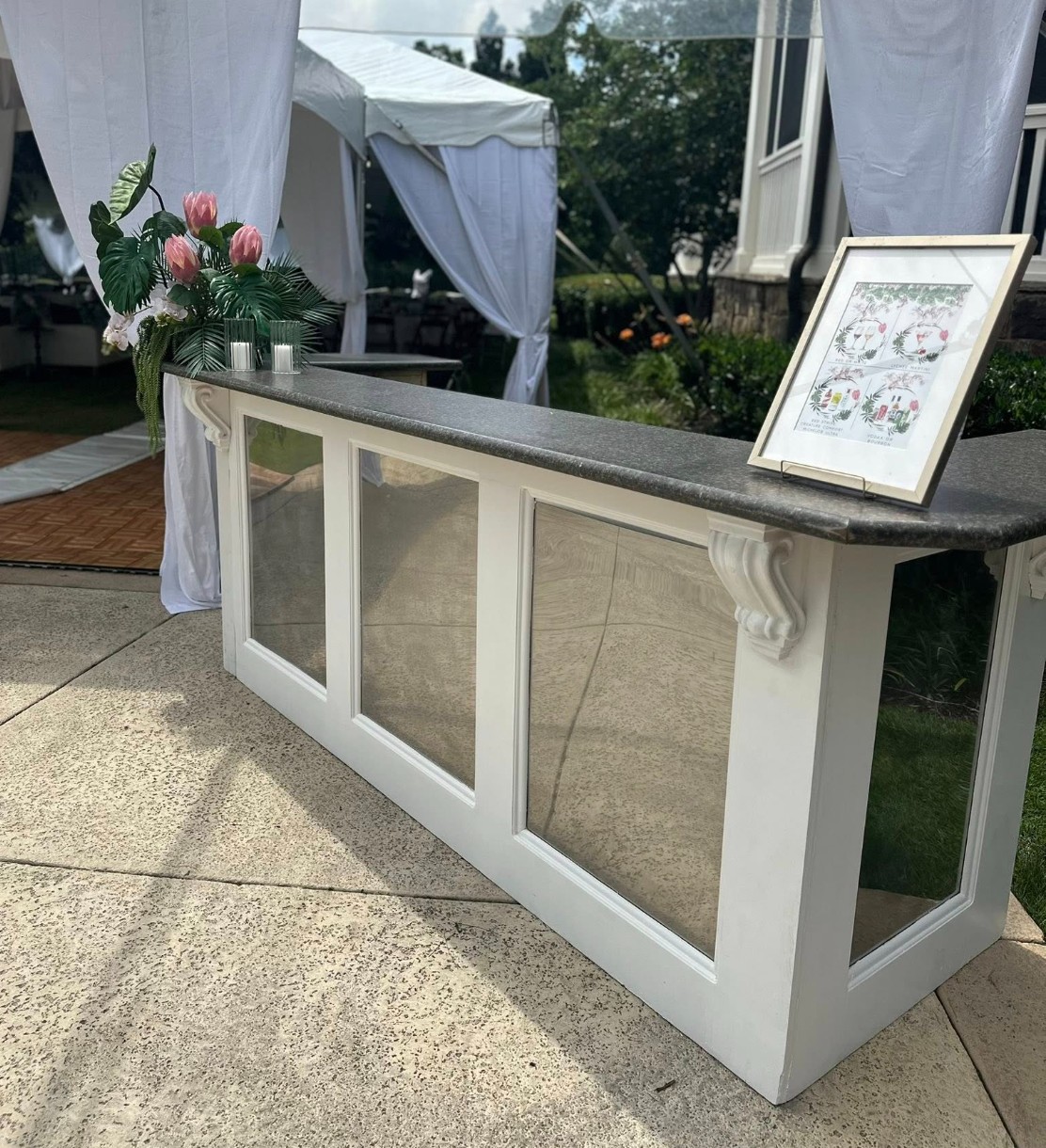 Bar - White Modern - Bars &amp; Buffets rental for events in Atlanta