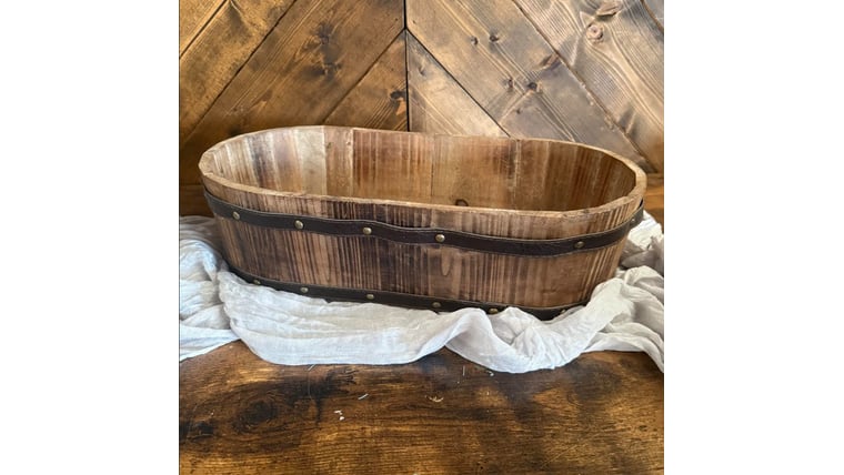 Bin/Tub- Wood bin Basket &amp; Bins rental for events in Atlanta