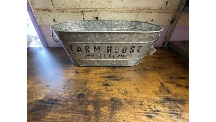 Galvanized Farmhouse Bucket Basket &amp; Bins rental for events in Atlanta