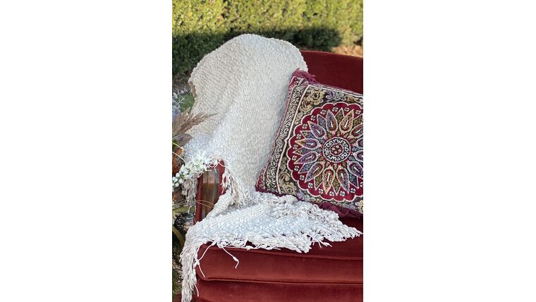 Boho/Antique Throw Blanket Blankets &amp; Throws rental for events in Atlanta