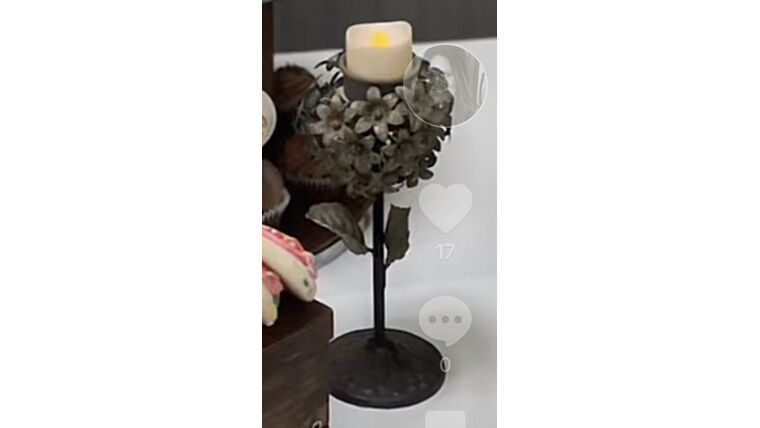 Candle Holder- floral Brass Candle Holders rental for events in Atlanta