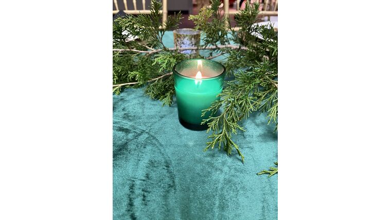 Candle Holder- Green Smooth Votive Candle Holders rental for events in Atlanta