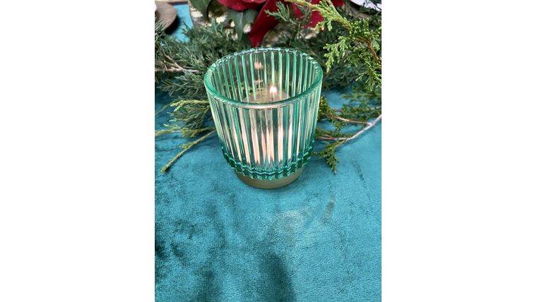 candle holder- Green Votive Textured Candle Holders rental for events in Atlanta