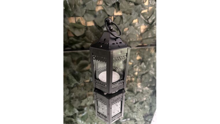 Candle Holder- Lantern Mini Black Candle Holders rental for events in Atlanta