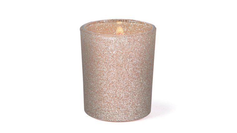 Candle Holder- Sparkle Rose Gold Votive Candle Holders rental for events in Atlanta