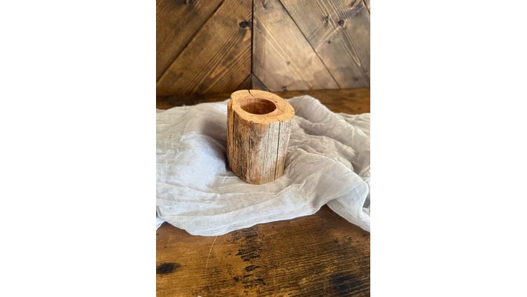 candle holder- Wood Votive Holder 3.75" X 3.75" Candle Holders rental for events in Atlanta