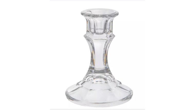 Clear Candle Stick Short Candle Holders rental for events in Atlanta