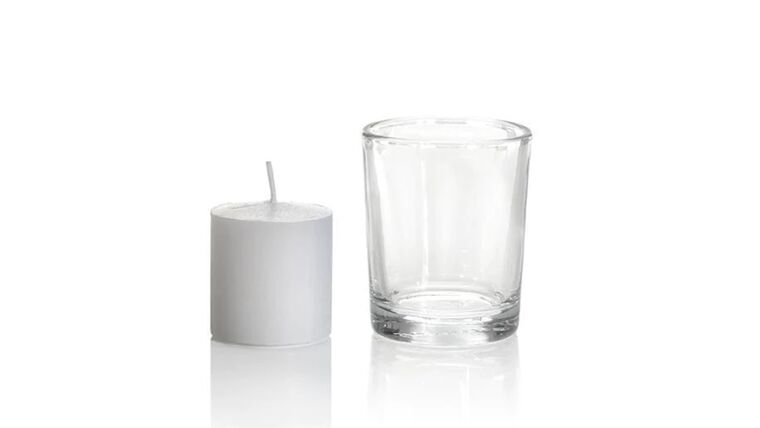 Clear Glass Votive Candle Holders rental for events in Atlanta