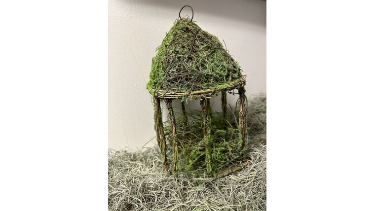 Decor- Lantern Woodland Moss Candle Holders rental for events in Atlanta