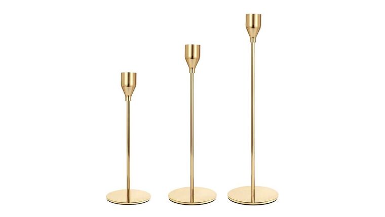 Gold Candle Stick Tall Candle Holders rental for events in Atlanta
