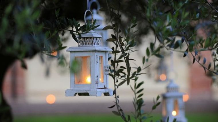 Service- Hanging Lantern in Tree Candle Holders rental for events in Atlanta