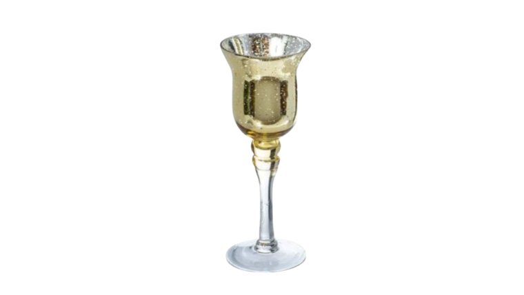 Tall stem candle holder- Gold Candle Holders rental for events in Atlanta