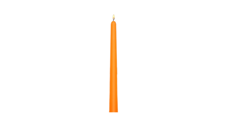 Candlestick (Orange) Candles rental for events in Atlanta