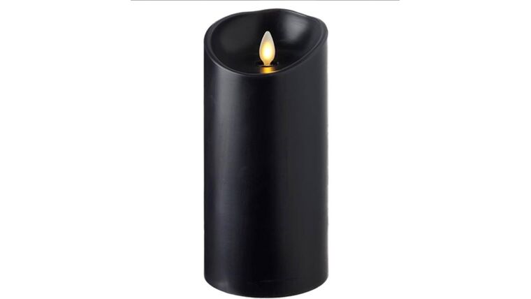 Tall LED Black Candle Candles rental for events in Atlanta