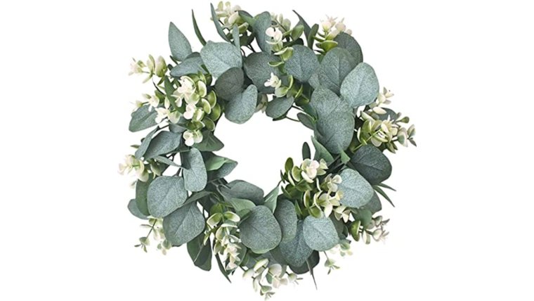Floral- Wreath with Eucalyptus Centerpieces rental for events in Atlanta