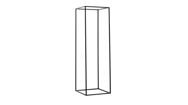 Tall Black Stand Centerpieces rental for events in Atlanta