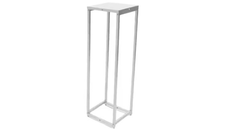 Tall Silver Stand Centerpieces rental for events in Atlanta