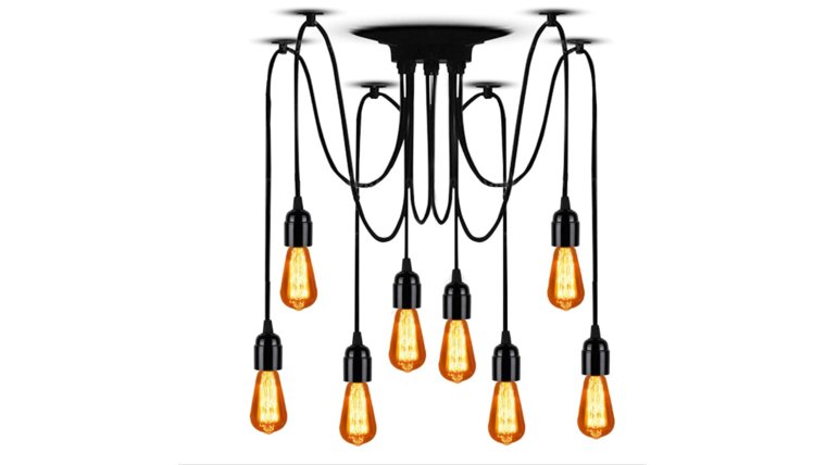 Chandelier Bistro Cluster (10 Arm) Light Add-on Chandeliers rental for events in Atlanta