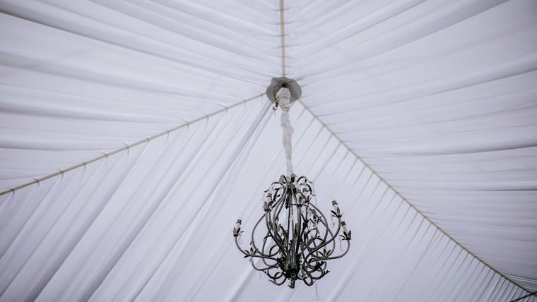 Chandelier- Iron with Crystals Chandeliers rental for events in Atlanta