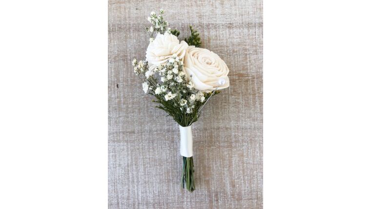Boutonniere groomsmen "Silk Classic Style" Corsages &amp; Bouts rental for events in Atlanta