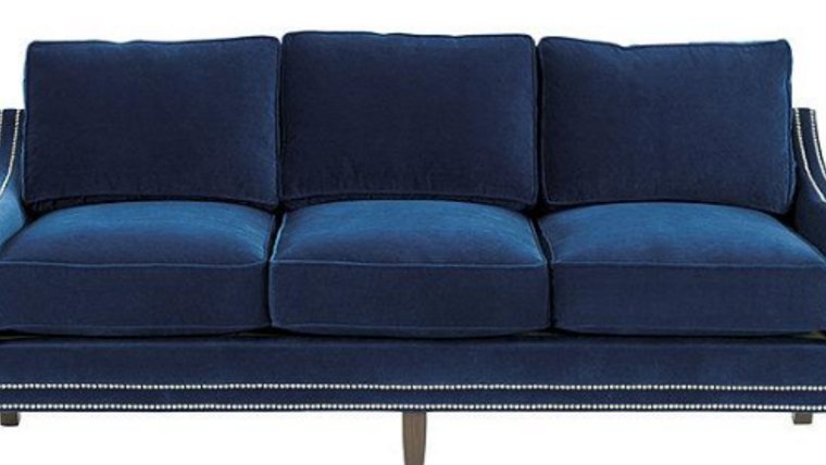 Couch- Dark Blue Couches rental for events in Atlanta
