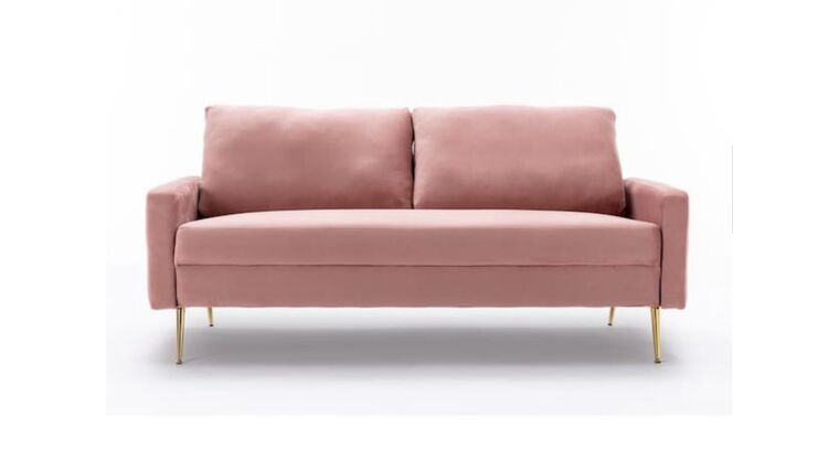 Couch- Velvet Blush Couches rental for events in Atlanta
