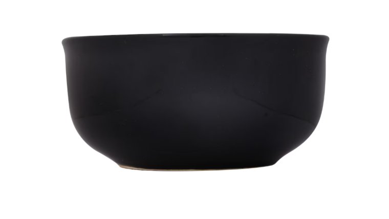 Bowl- Black Dinnerware rental for events in Atlanta