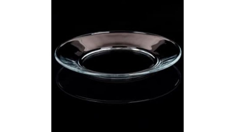 Dinner Plate Clear Glass (rented in sets of 25) Dinnerware rental for events in Atlanta