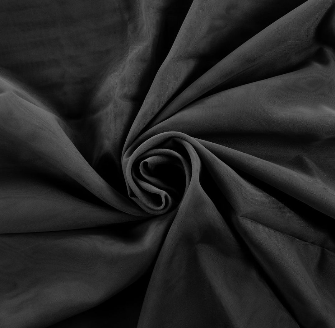 Chiffon Draping- Black Drape rental for events in Atlanta