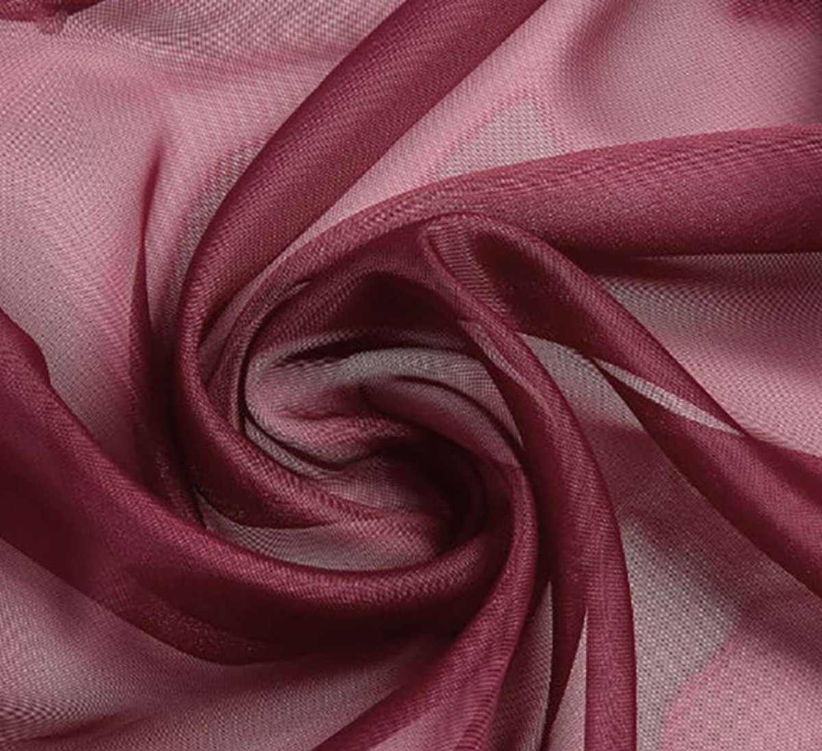 Chiffon Draping- Burgundy Drape rental for events in Atlanta