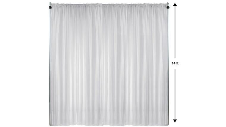 Draping 14 Feet Tall Drape rental for events in Atlanta