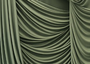 Draping- Spandex Sage Green Drape rental for events in Atlanta