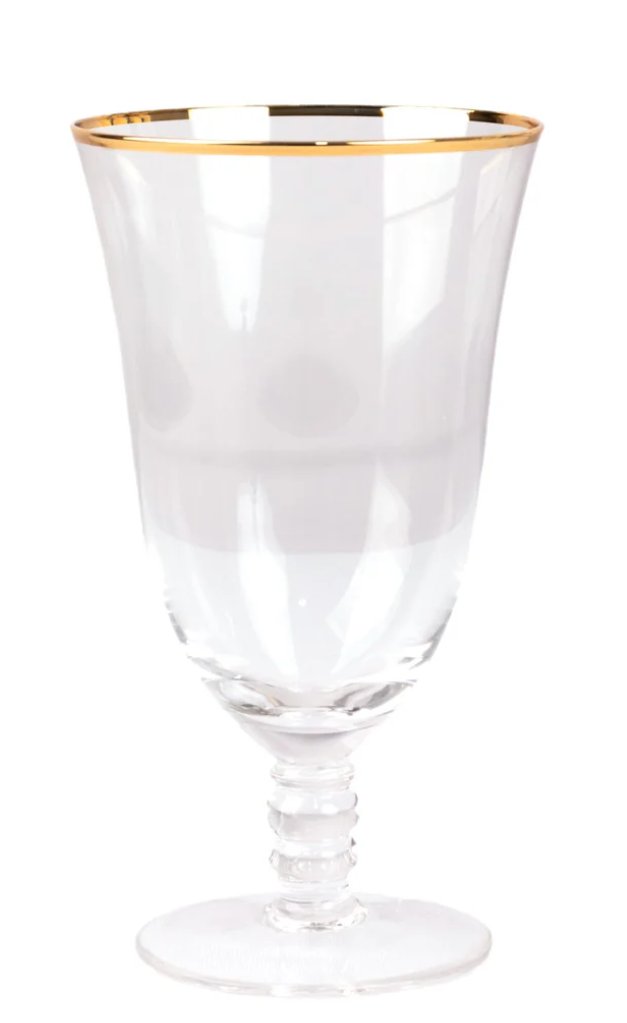 Drinking Glassw/ Gold Rim (Rented in set of 20) Drinkware rental for events in Atlanta