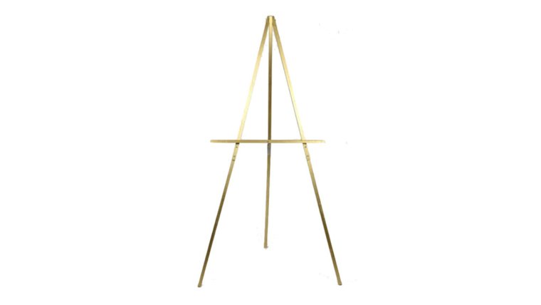 Modern Gold Easel Easels rental for events in Atlanta