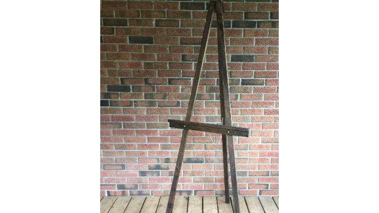 Wood Stain Easel Easels rental for events in Atlanta