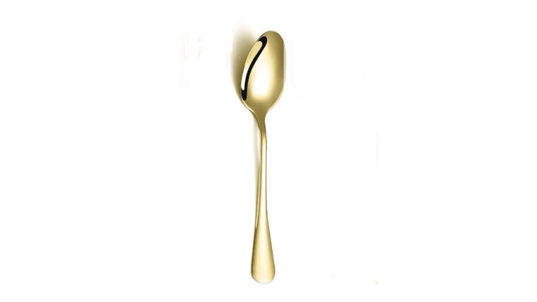 Flatware- Gold Modern Tea Spoon Flatware rental for events in Atlanta