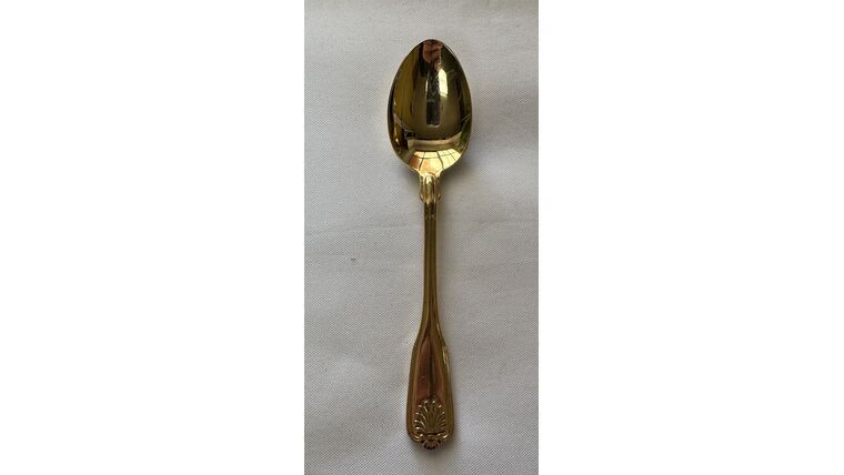 Flatware- Gold Shell Dessert Spoon Flatware rental for events in Atlanta