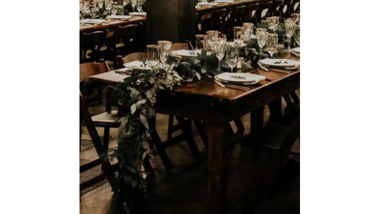 Garland- Lush Greenery with no Florals (Priced by the foot) Garlands rental for events in Atlanta