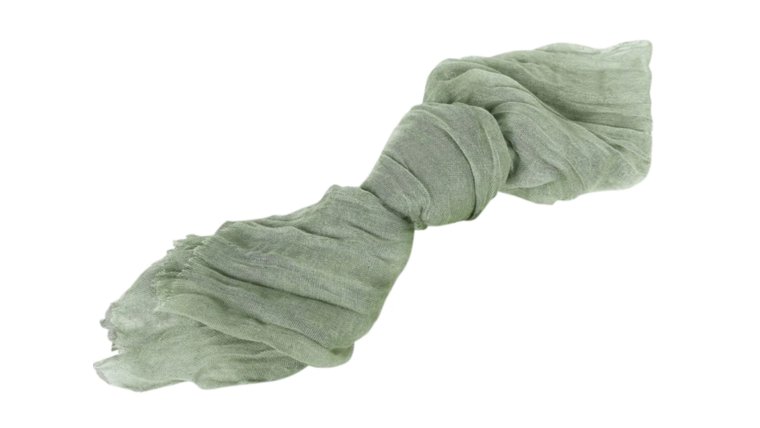 Linen Napkin- Cheesecloth Sage Green Napkins rental for events in Atlanta
